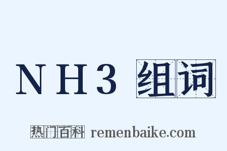 NH3组词是什么意思的图片